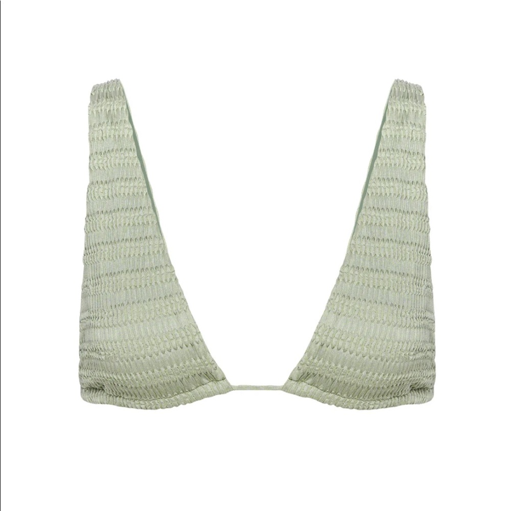 Elysiian Montage Bikini Top— Sage Size Small